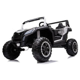 Megastar Ride On 24V XXL Blade XR UTV Buggy Twin Seater For Big Kids - White