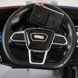 Megastar Single Seater Audi Police Electric Ride-On Car 12V - White