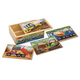 Melissa and Doug Construction Puzzles in a Box