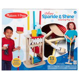 Melissa and Doug Deluxe Sparkle & Shine Cleaning Play Set