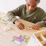 Melissa and Doug Dinosaur Jigsaw Puzzles in a Box