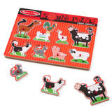 Melissa and Doug Farm Animals Sound Puzzle - 8 Pieces