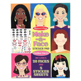 Melissa and Doug Make-a-Face Fashion Faces Sticker Pad
