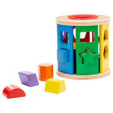 Melissa and Doug Match & Roll Shape Sorter