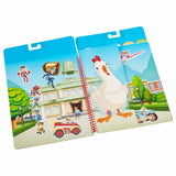 Melissa and Doug Paw Patrol Restickable Stickers Flip-Flap Pad - Adventure Bay