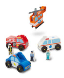 Melissa and Doug Emergency Vehicle Set