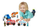 Melissa and Doug Emergency Vehicle Set