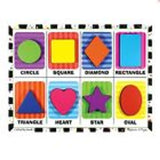 Melissa and Doug Shapes Chunky Puzzle - 8 Pieces