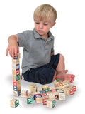 Melissa and Doug Wooden ABC/123 Blocks