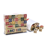 Melissa and Doug Wooden ABC/123 Blocks