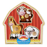 Melissa and Doug Barnyard Animals Jumbo Knob