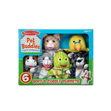 Melissa and Doug Pet Buddies Hand Puppets (6 Pc)