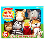 Melissa and Doug Safari Puppet Set (6 Pc)