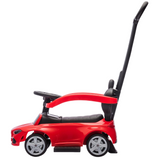 MYTS Kids Mercedes-Benz C-Class Licensed Ride-On Push Car With Handle - Red
