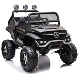 Mercedes Benz Unimog Junior Rideon Car 12V - Black