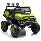Mercedes Benz Unimog Junior Rideon Car 12V - Green