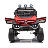 Mercedes Benz Unimog Junior Rideon Car 12V - Red