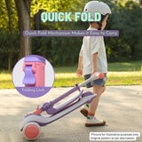 Mideer 2-in-1 Foldable Scooter - Galaxy Purple