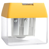 Mideer 3-Hole Sharpner with Tub - Yellow