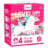 Mideer 3 in 1 Level Up Puzzles - Unicorn - Level 4