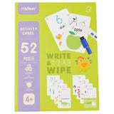 Mideer 52 Write & Wipe Cards ABC & 123