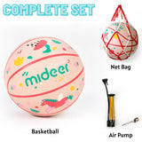 Mideer Kids Basketball Size 5 Unicorn - Pink