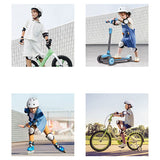 Mideer Knee, Elbow & Wrist Protective Gear Set - White