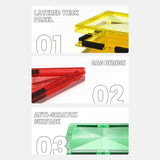 Mideer Magnetic Tiles - Cool Colors - 20 pcs