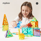 Mideer Magnetic Tiles 48 pcs - Jurassic Adventure
