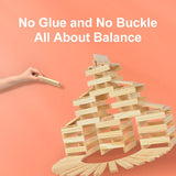 Mideer Wooden Blocks Pink  - 100pcs