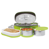 Milton Executive Insulated Lunch Box Set With Lunch Bag - Green