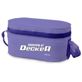 Milton Plastic Double Decker Lunch Box Set With Lunch Bag - Purple