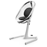 Mima Moon High Chair with Seat Pad - White & Black