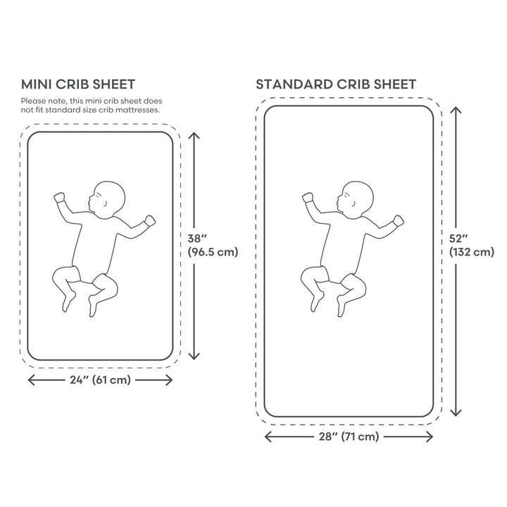 Mushie Crib Sheet Medium White - Laadlee