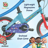 Mogoo Cocomelon Play Kids Magnesium Bike - 14" - Blue