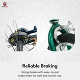 Mogoo Flyer Magnesium Kids Bike - 14" - Green