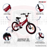 Mogoo Rayon Junior 2.0 14" Kids Bicycle - Red