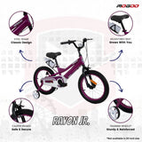 Mogoo Rayon Junior 2.0 16" Kids Bicycle - Purple