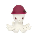 Mombella Ollie Octopus Teether Toy - Chimney Red