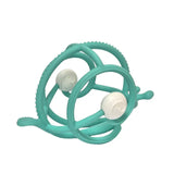 Mombella S2 Snail Rattle & Sensory Teether Toy - Teal