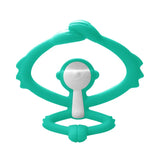 Mombella Hugging Monkey Teether Toys - Aqua Green