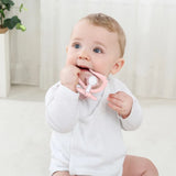 Mombella Hugging Monkey Teether Toy - Pink