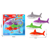 Mondo Diving Shark Variety Toys 4pcs