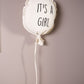 Childhome Canvas Balloon - It's A Girl