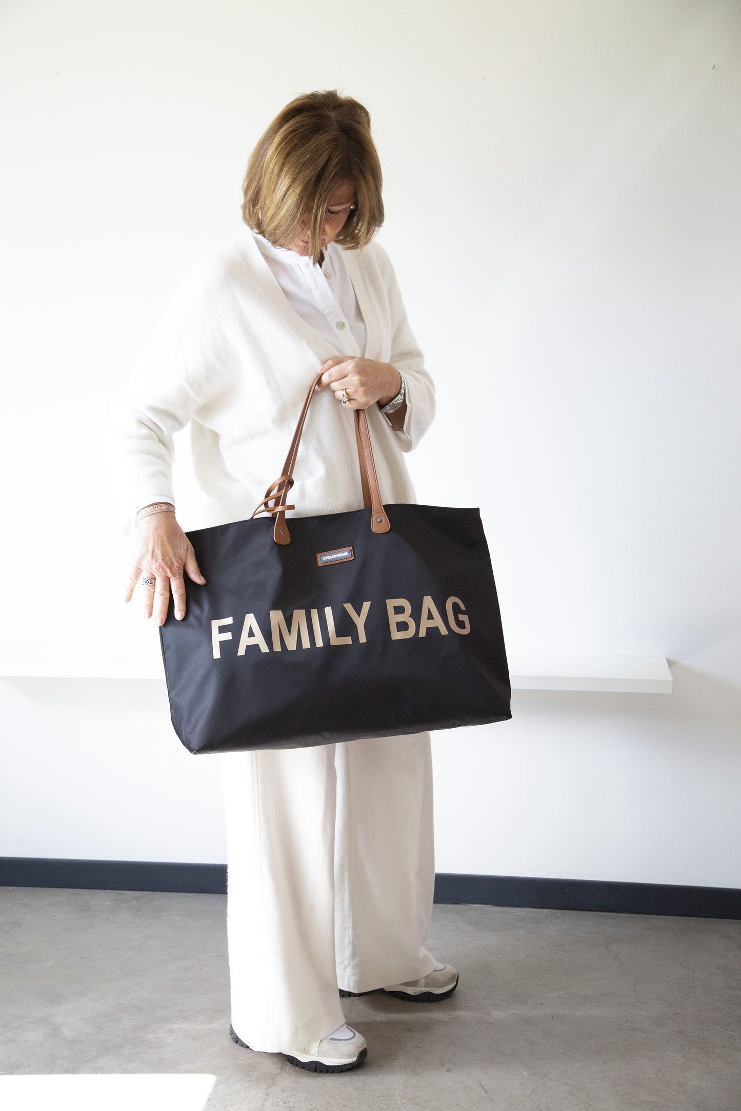 Childhome Family Bag - Black/Gold