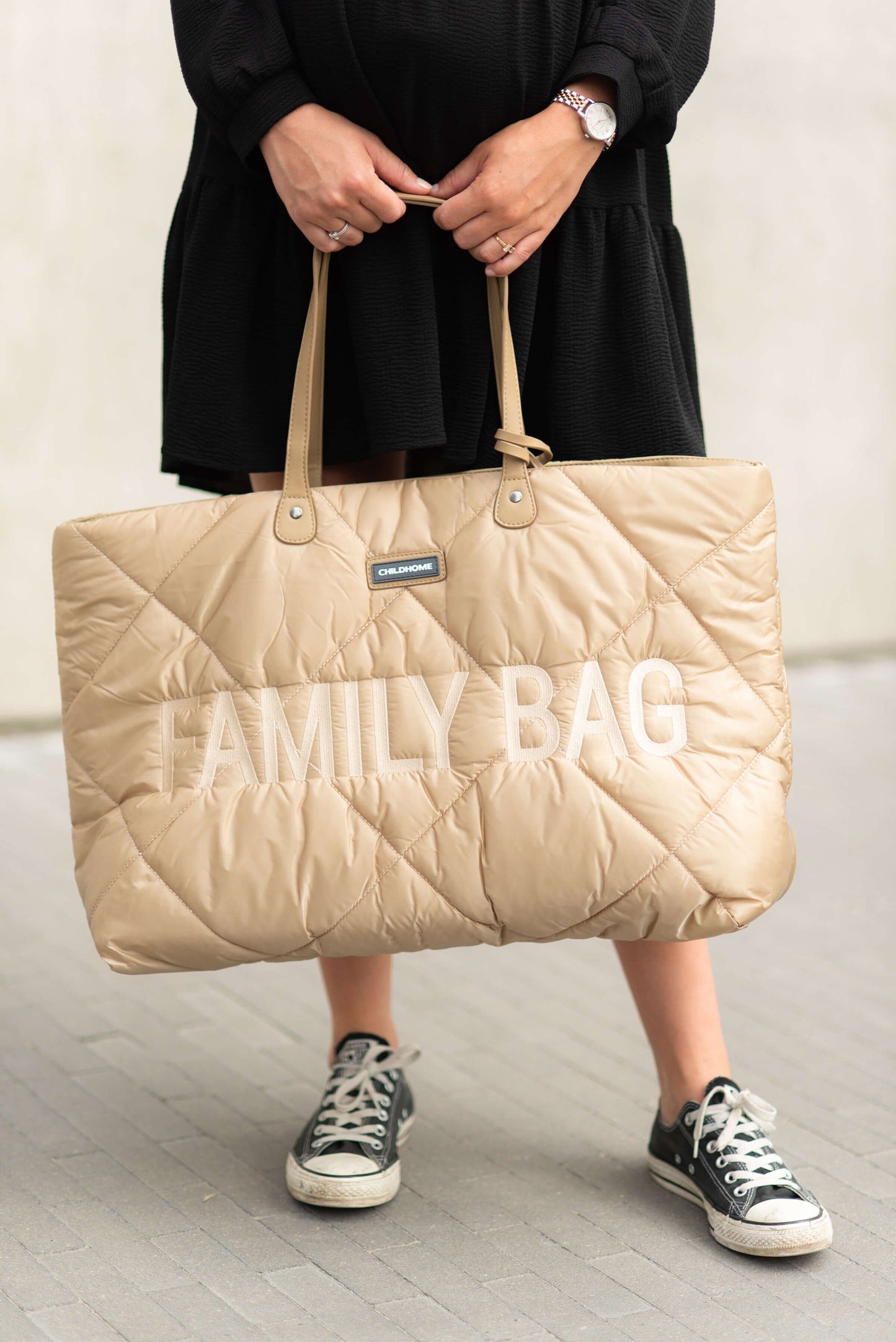 Childhome Family Bag - Puffered Beige