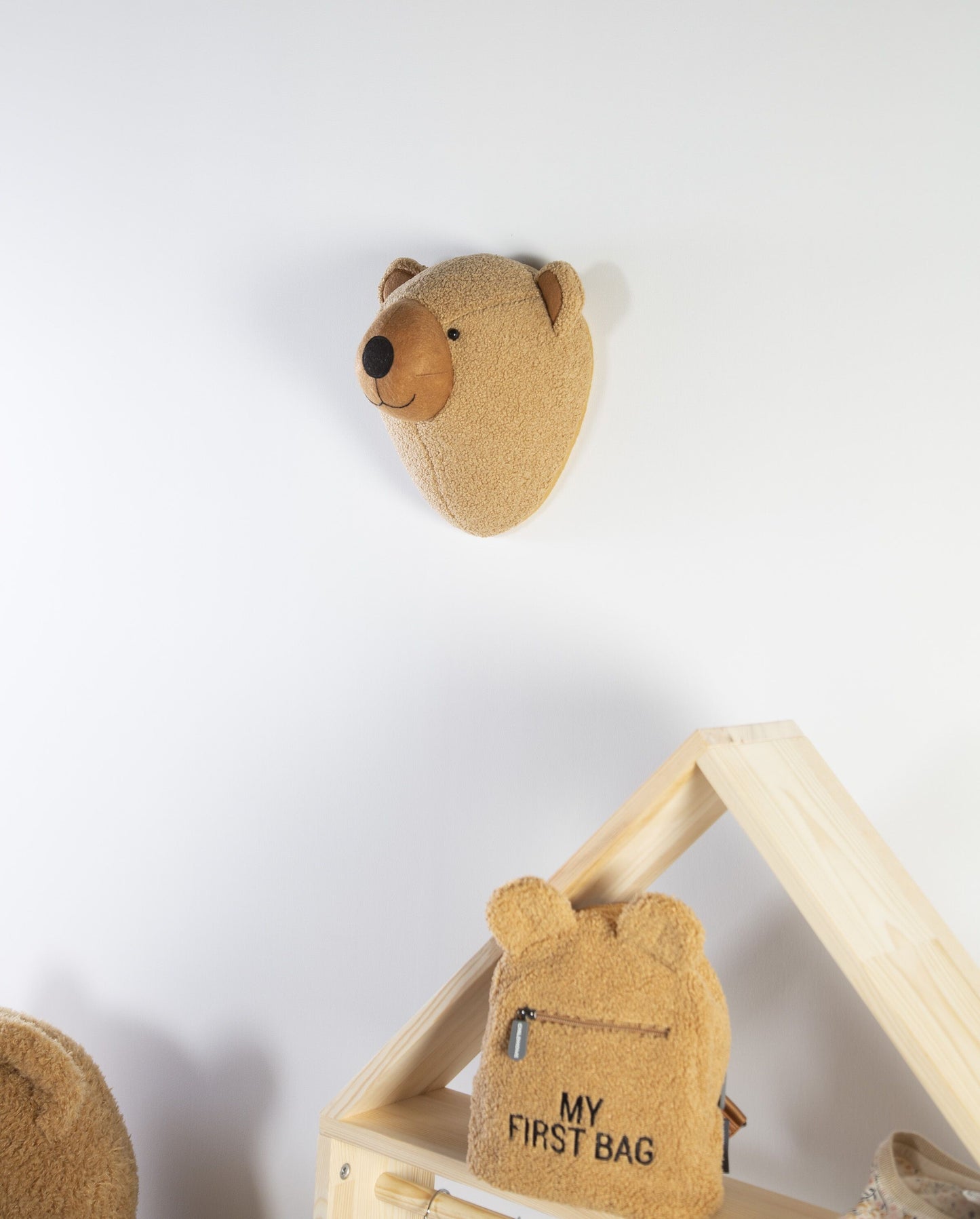 Childhome Felt Head Wall Deco Teddy Bear -