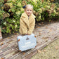 Childhome Mini Traveller Kids Suitcase - Grey Off White