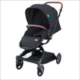 Moon Riche Advanced Baby Stroller 360?ø Rotating Handle - Black