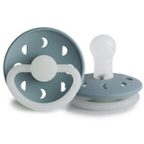 Frigg Moon Phase Silicone Baby Pacifier 0-6M, 1Pack, Stone Blue Night - Size 1 - Laadlee